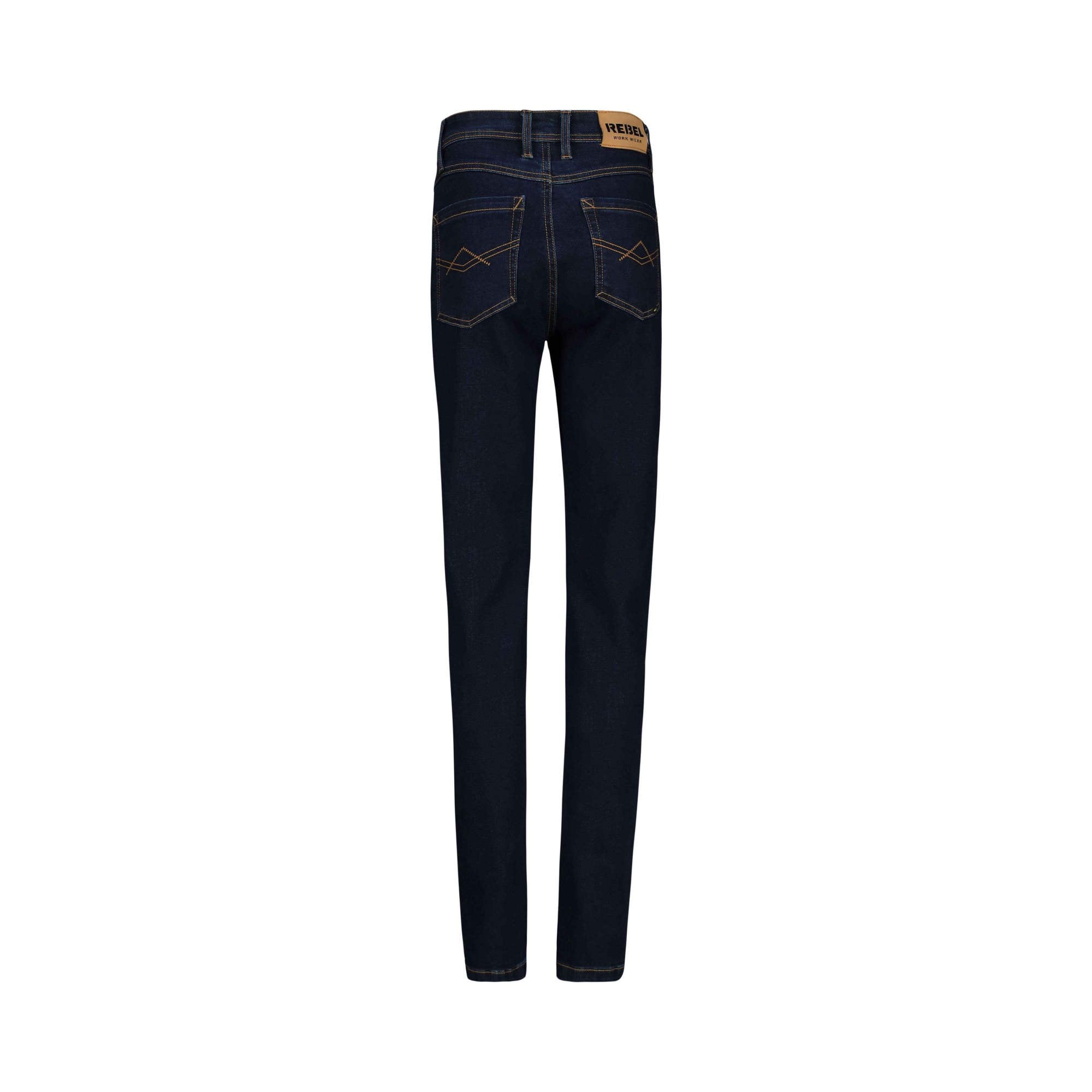 REBEL Ladies Workwear Jeans Dark Blue