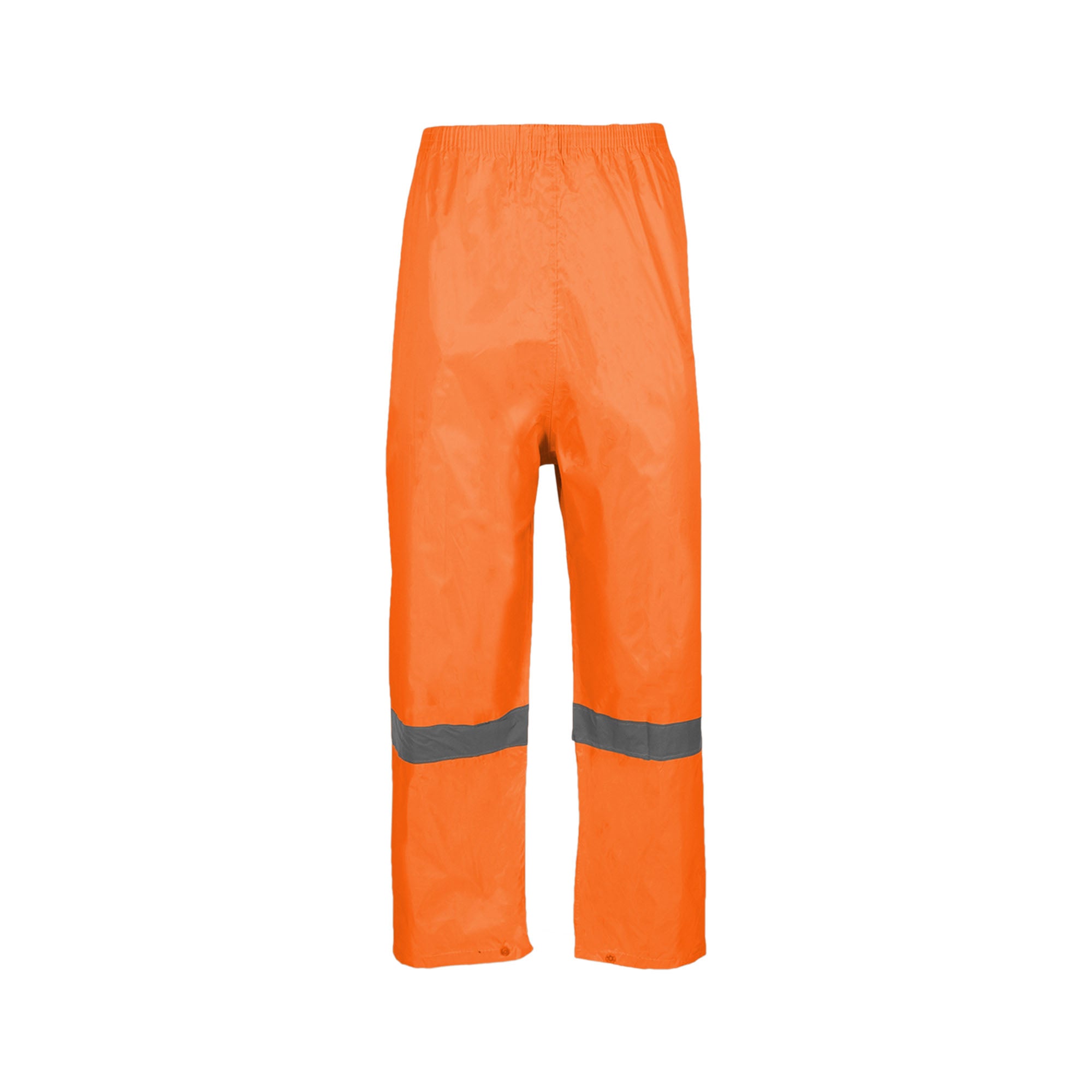 REBEL AquaSkin Rubberised Hi Viz Reflective Orange Rainsuit